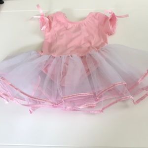 Ballet leotard and tutu onesie